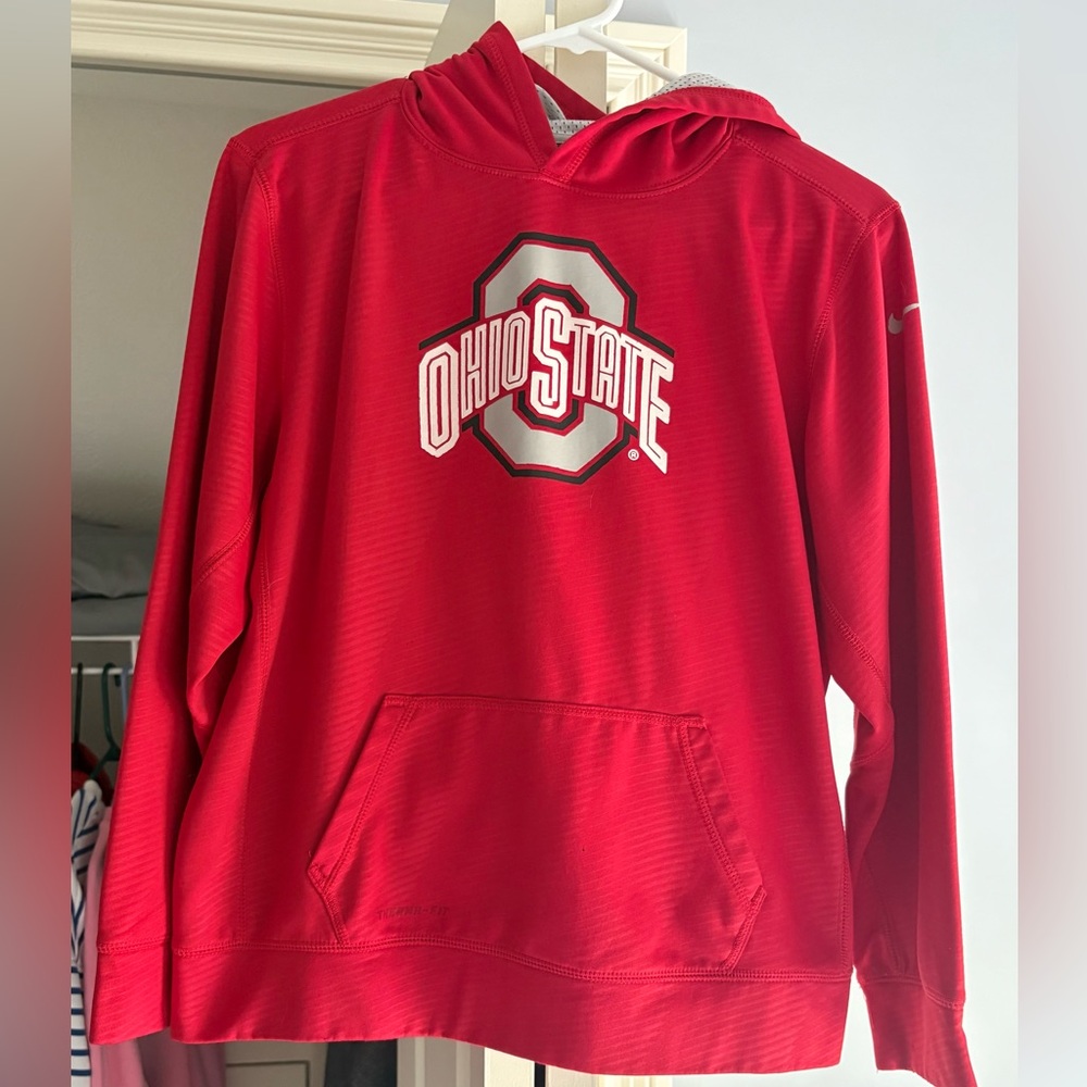 Nike Kids Red Ohio State Hoodie